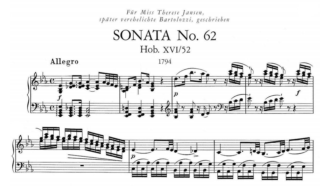 Haydn: Piano Sonata No. 62 in E flat Hob. XVI:52 - Alexis Weissenberg, 1963 - RCA LSC 3111