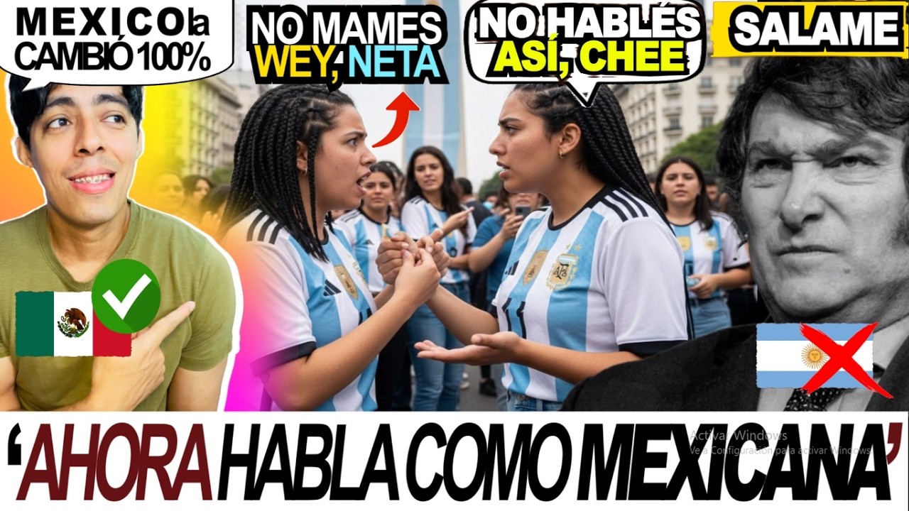 💥🇦🇷ARGENTINA LLEGÓ CRITICANDO a 🇲🇽MEXICO y cuando Volvió a SU PAÍS se fue hablando como MEXICANA🔥