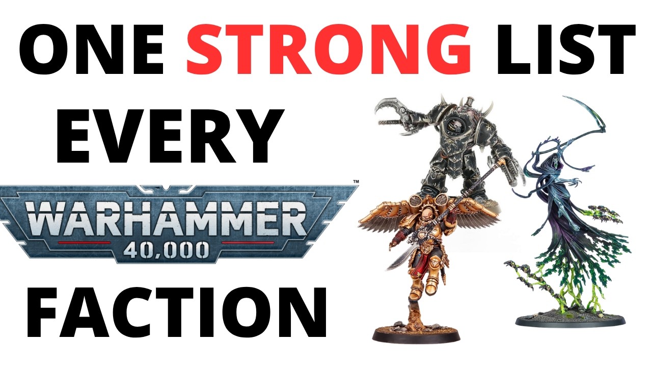 One Strong Army List for Every Warhammer 40K Faction in 11th Edition - After the Latest Update!