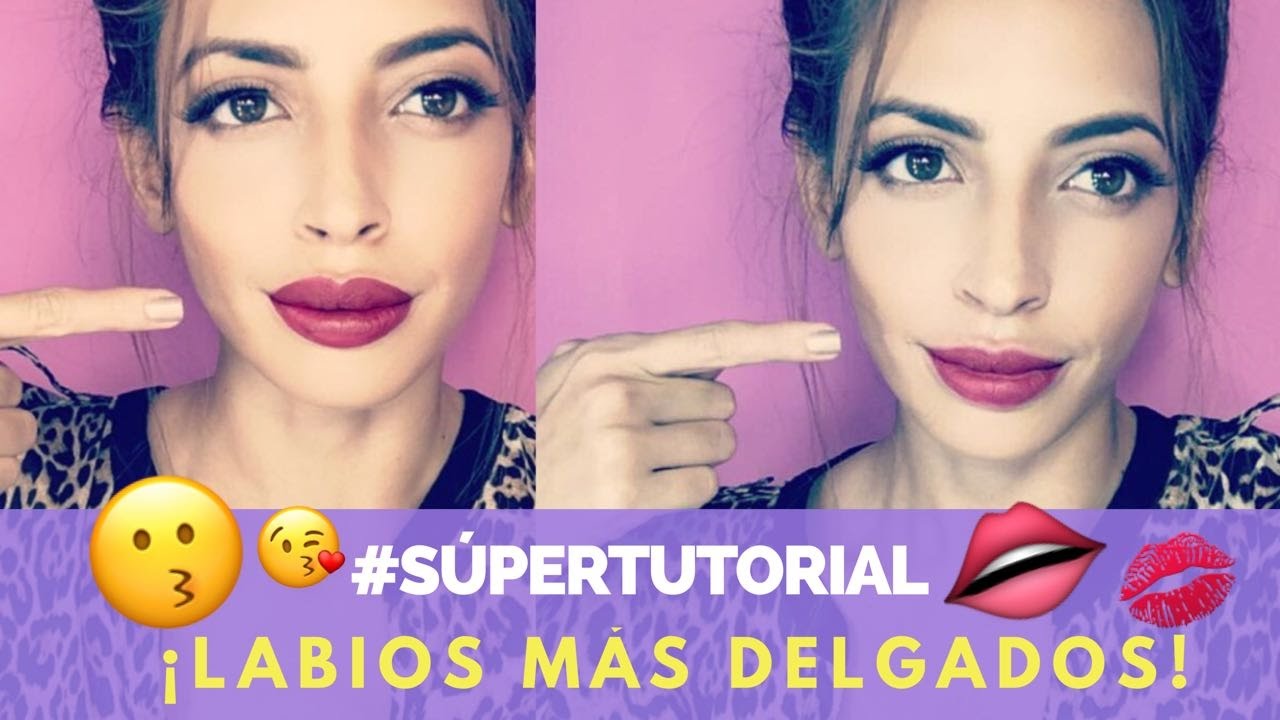 Maquillaje para labios gruesos y cómo disimularlos  - Consigue labios más delgados ❤ - Eulo