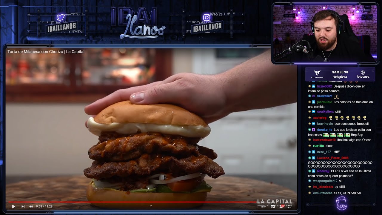 IBAI REACCIONA a LA CAPITAL | Torta de Milanesa con Chorizo