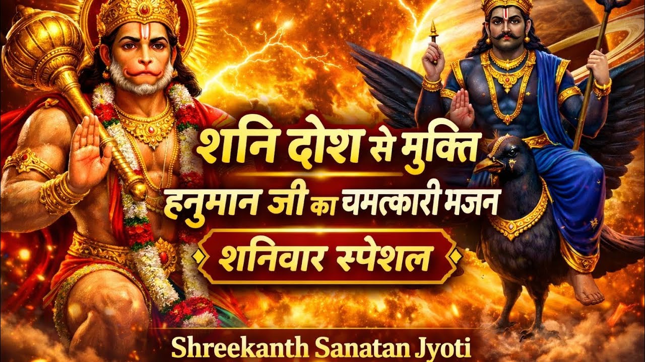 शनि दोष से मुक्ति दिलाने वाला हनुमान भजन | Hanuman Ji Shani Dev Powerful Bhajan | Shani Dev Kripa 