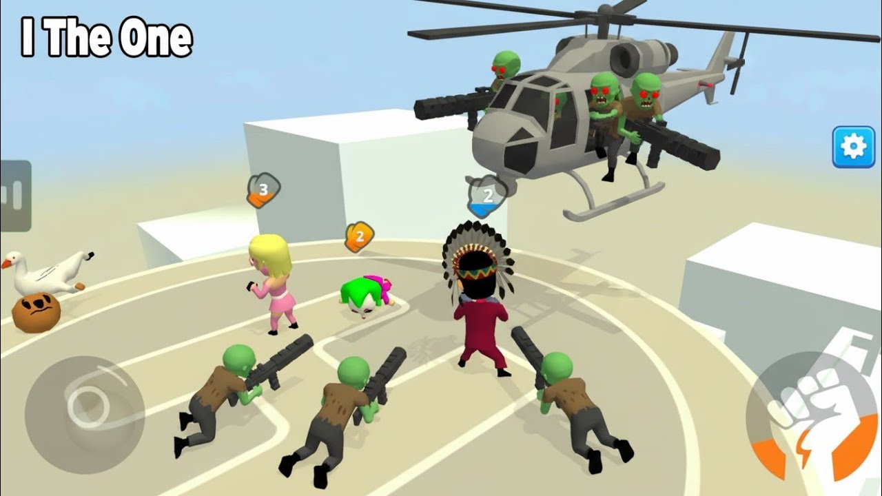 I The One Action Fighting - Helipad Mode Epic Funny Battles - Gameplay 