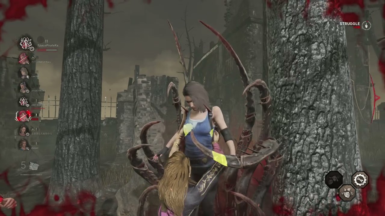 2v8 Is Absolute Madness as Jill Valentine (DBD Survivor POV)