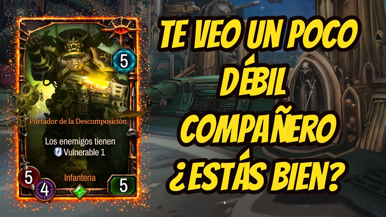 El Caos del capitán GHALLARON explota tu Vulnerabilidad | Warhammer 40K: Warpforge Ranked #156