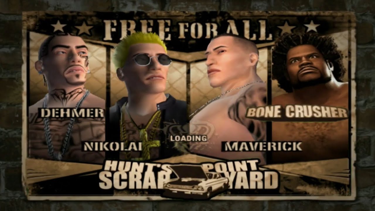 Def Jam Fight For NY | DEHMER vs NIKOLAI vs MAVERICK vs BONE CRUSHER | 3 PLAYERS! (PS3 1080p)