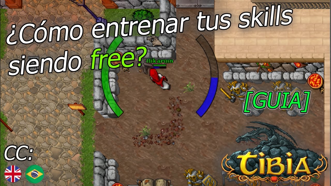 TIBIA [GUIA] &iquest;C&oacute;mo entrenar tus skills💪🏻 siendo free?