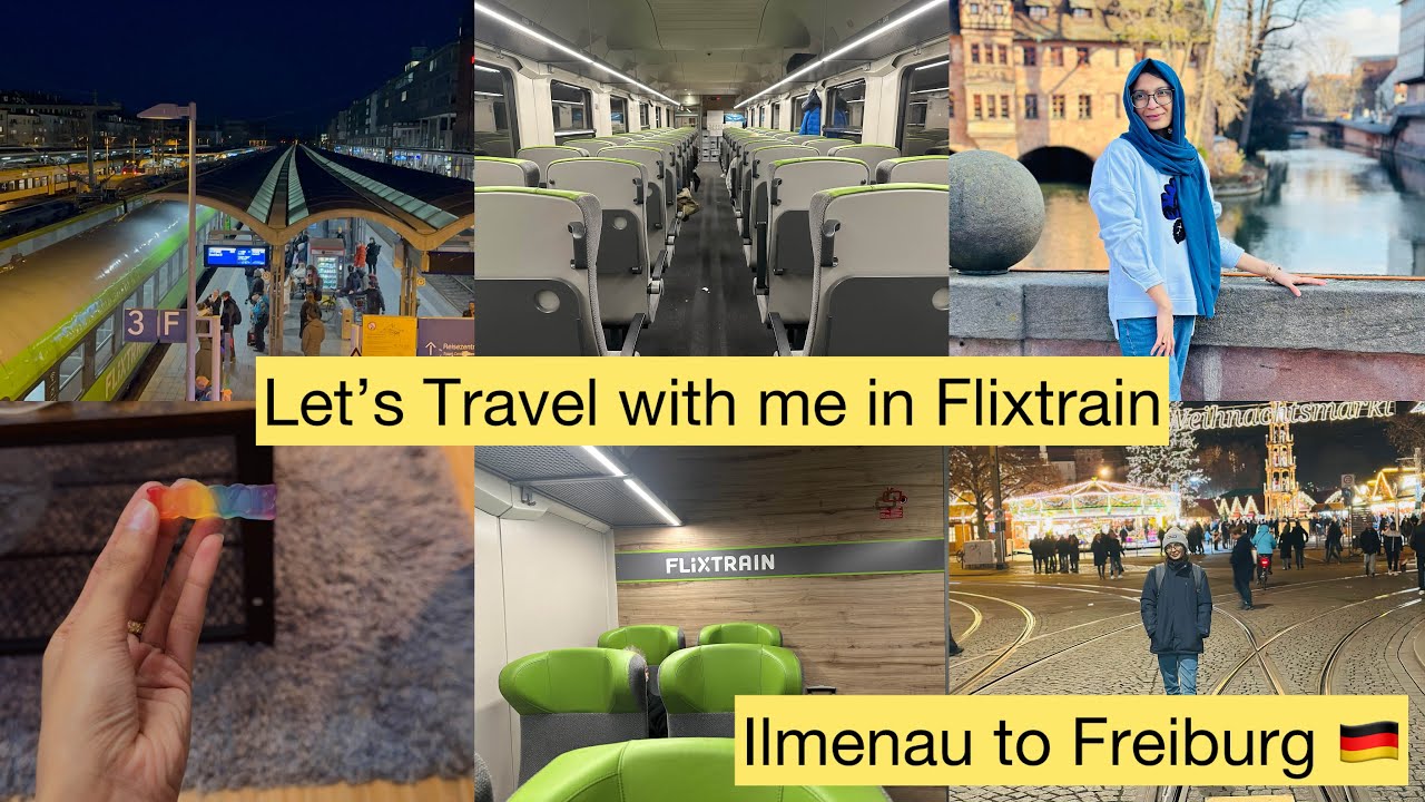 FLIX-TRAIN experience🇩🇪 Ilmenau to Freiburg through Flix Train 🚊 Is it worth to travel‼️