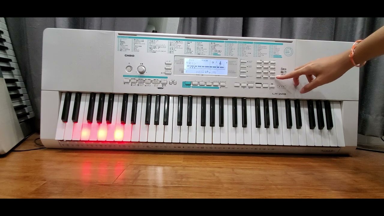 Casio LK 228 [光ナビゲーションキーボード]: Song Bank (Part 5/5) [041-050]