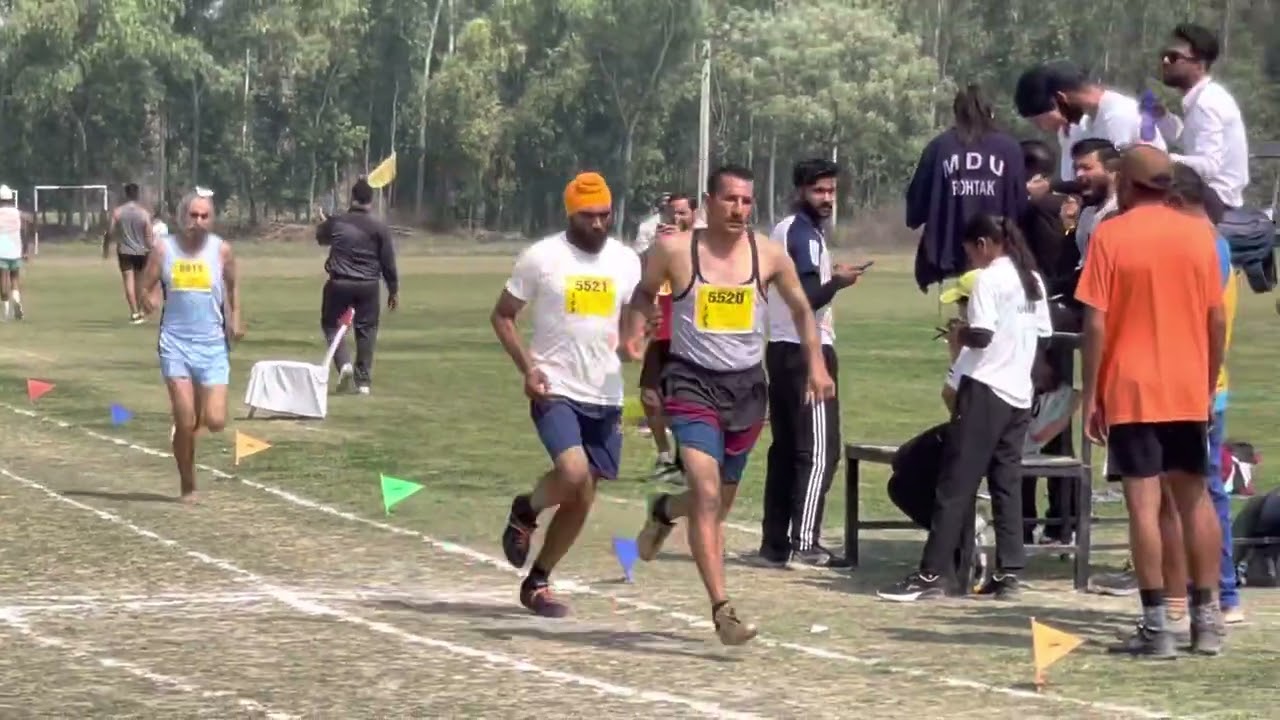 800 meter Final 50+ to 75+ age group at State Master Games 2023 at LPU Jalandhar
