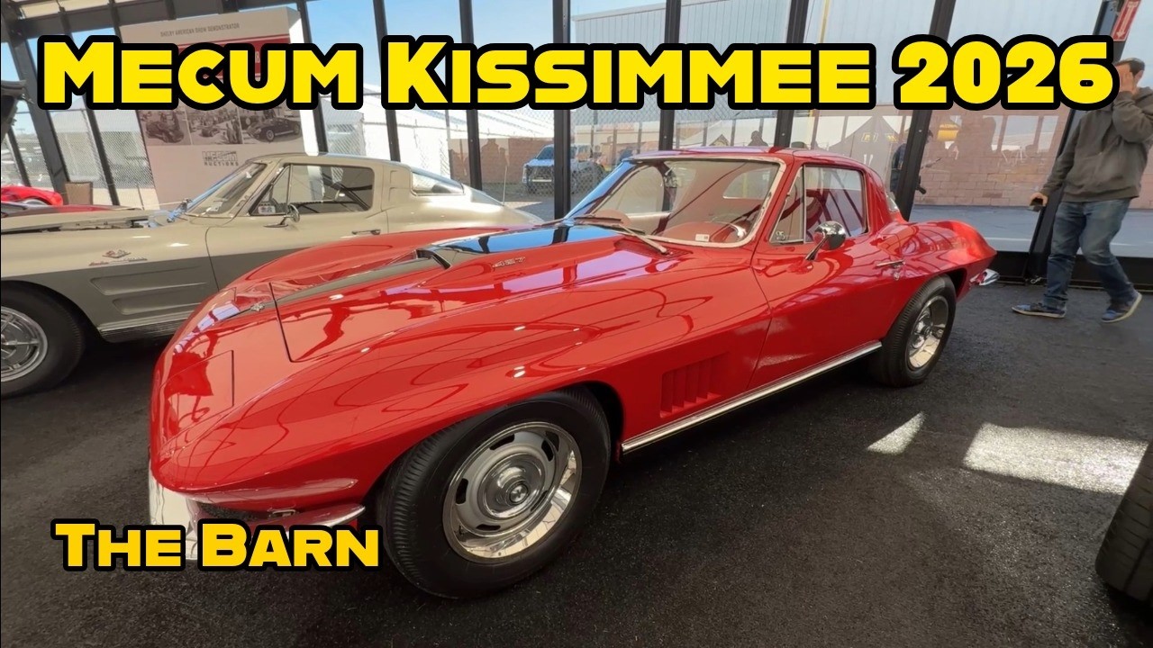 New Special Display Building at Mecum Auction Kissimmee 2026. 