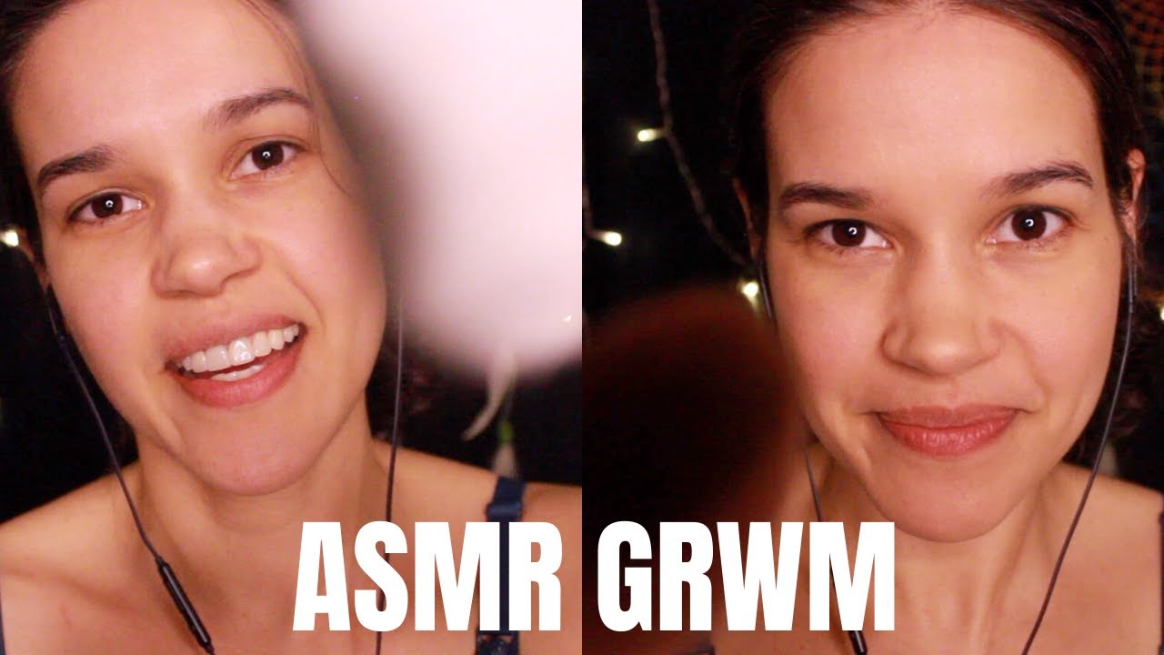 asmr natural skincare / makeup routines on you & me // grwm