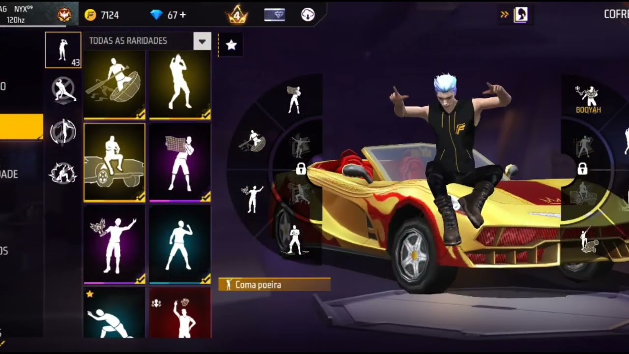 Mostrando minha conta do free fire para vocês 