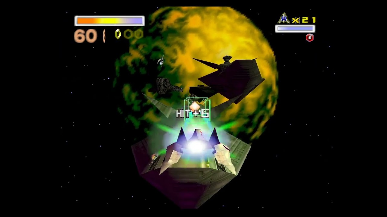 Star Fox 64 Area 6 [837 Hit] (TAS) 2023 [Obsoleted]