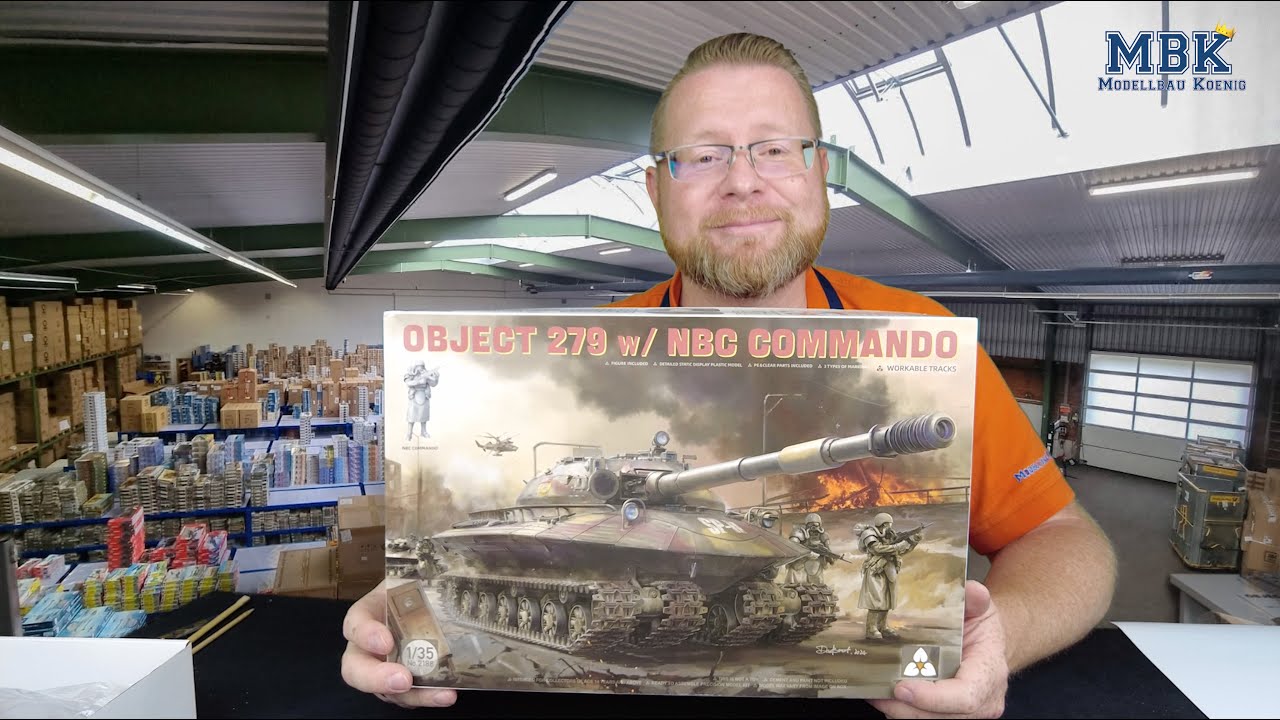 MBK packt aus #1024 - 1:35 Object 279 w/NBC Commando (Takom 2188)