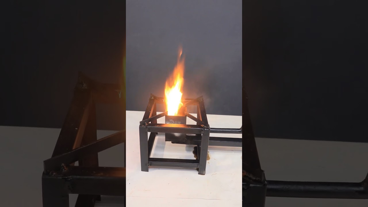 Used oil stove making #shorts