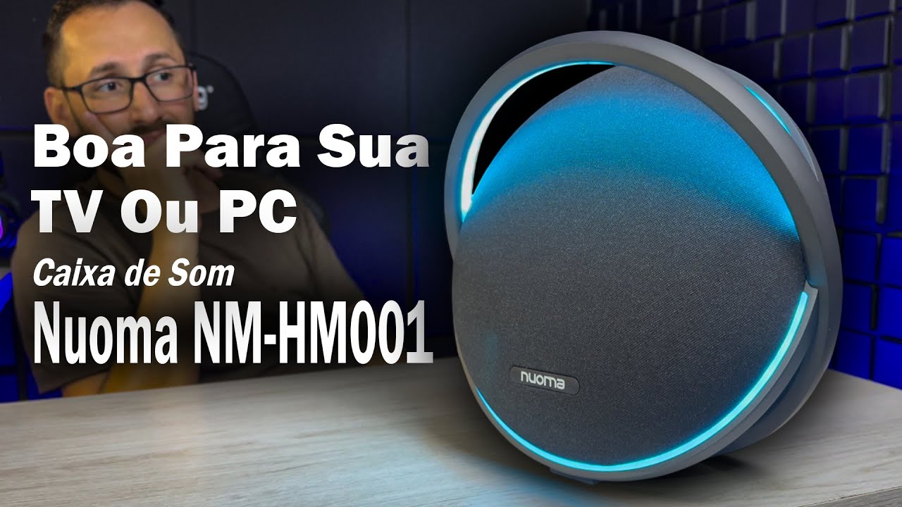 Caixa de Som Com Grave Bom! Nuoma NM-HM001! Top para TV ou PC
