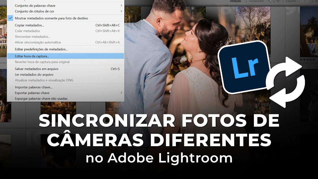 Como SINCRONIZAR as FOTOS de duas CÂMERAS no LIGHTROOM?