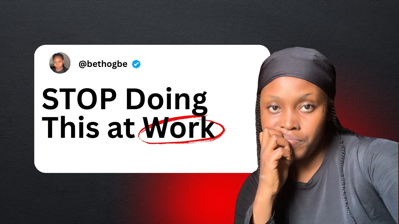 Career Advice: STOP Doing This at Work in 2026!