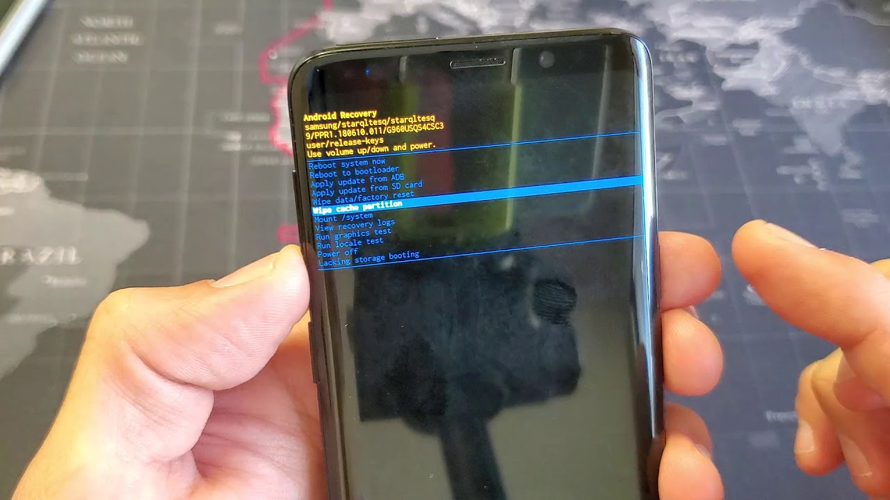 Galaxy S9/S9+: как очистить раздел кэша