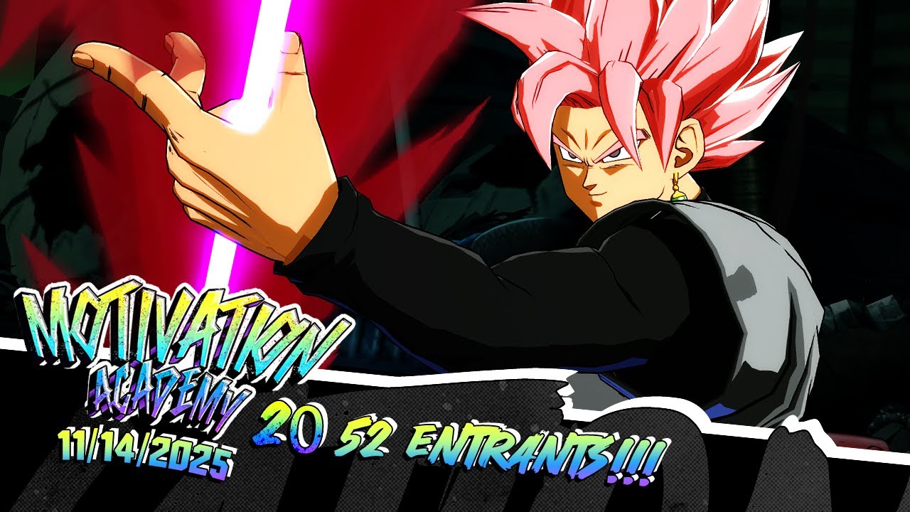 52 ENTRANTS FOR DBFZ! - Motivation Academy DBFZ NA #20! Dragonball FighterZ Pools Top 8 Tourney