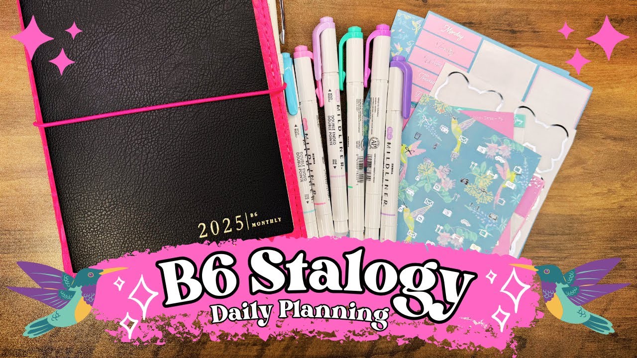 B6 Stalogy Decorate with Me - January 27-February 2 - Simply Gilded Hummingbird Story Leftover Kit