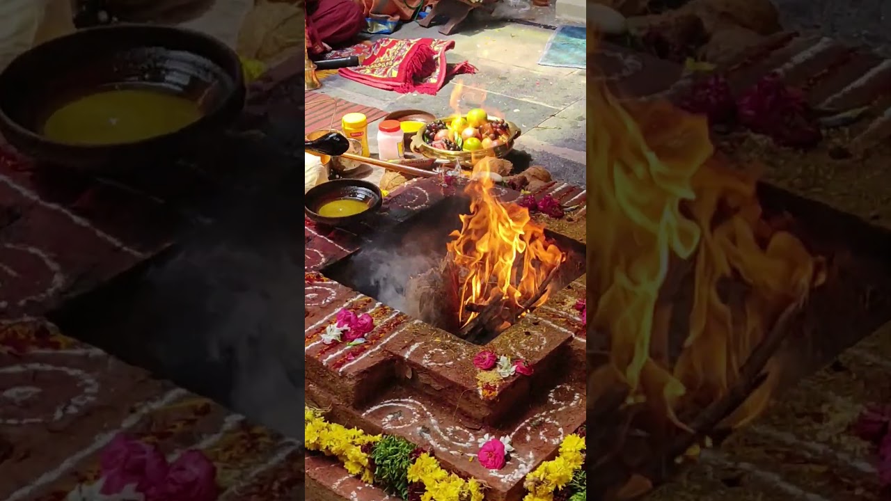 #chandi #homam🙏#if you have insurmountable #problems #Shri #Durga #chandihomam #you should do it 🌺🙏#religion #hindudeity