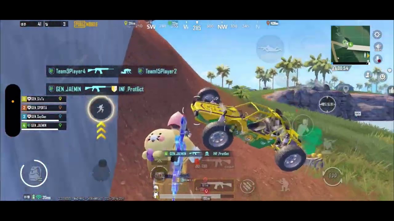 PUBG M | GEN_JAEMIN | 4Finger + Gyro | 모배 매드무비 | JAEMIN