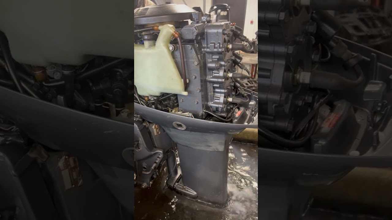 РАБОТА ЛОДОЧНОГО МОТОРА YAMAHA 50, 2 х такт, нога L 508