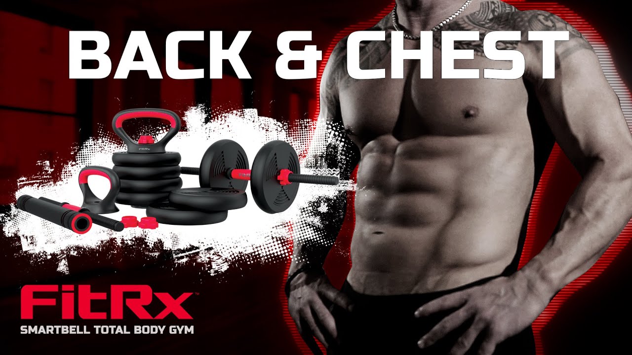 FitRx SmartBell Total Body Gym Exercise Video – Back and Chest