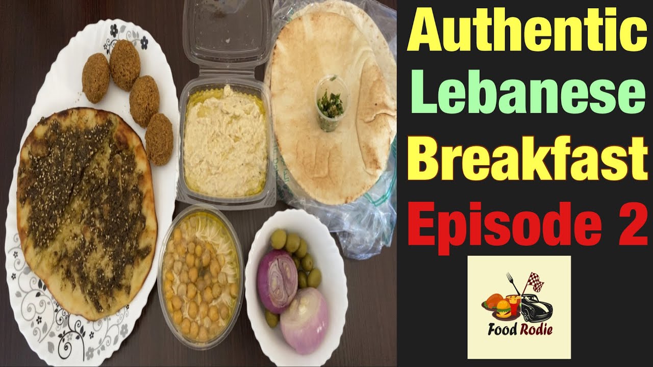 Authentic Lebanese Breakfast | Best Hummus, Moutabel, Falafel, Zaatar in Town | Brkf Ser - Episode 2