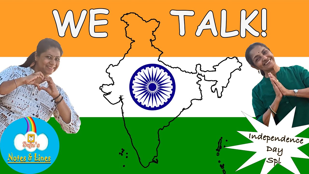 WE TALK! #kidsvideo #educational #india #independenceday #indian #happy #notesnlines #bhfyp