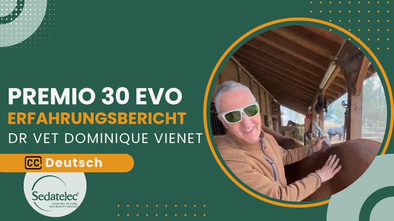 Dr. Vienet, Tierarzt für Pferdeakupunktur: Die Vorteile des Premio 30 EVO Lasers