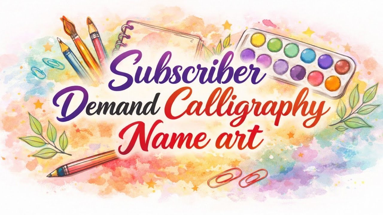 Calligraphy Name Art ❤️🫶🏻 / Comment You'r Name ❤️🎉🧿