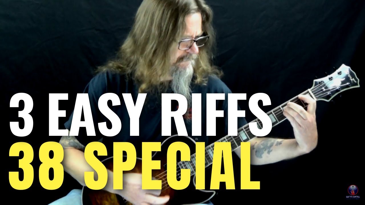 How To Play Three Fun & Easy Guitar Riffs By 38 Special