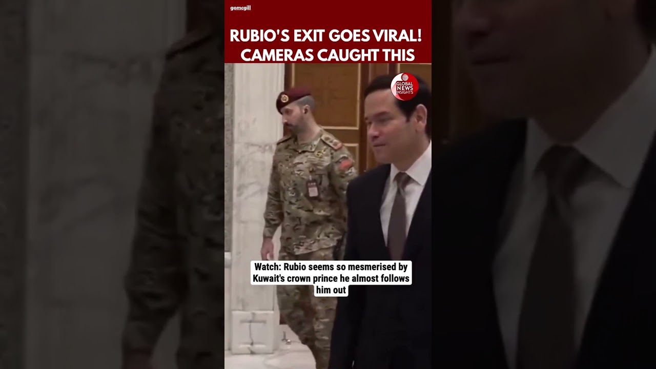 Marco Rubio's Kuwait Exit Sparks Online Reactions During Gulf Tour
