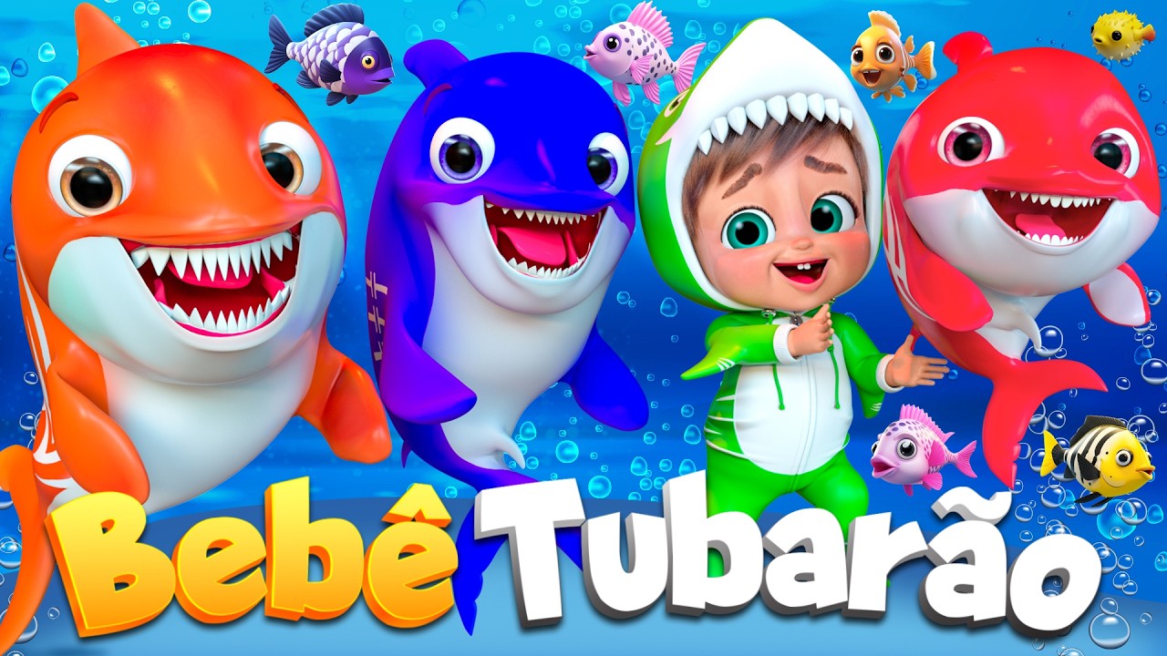 Bebê Tubarão Aventura no Oceano  @SuperLucaPortugues #rimasinfantis #musicasinfantis