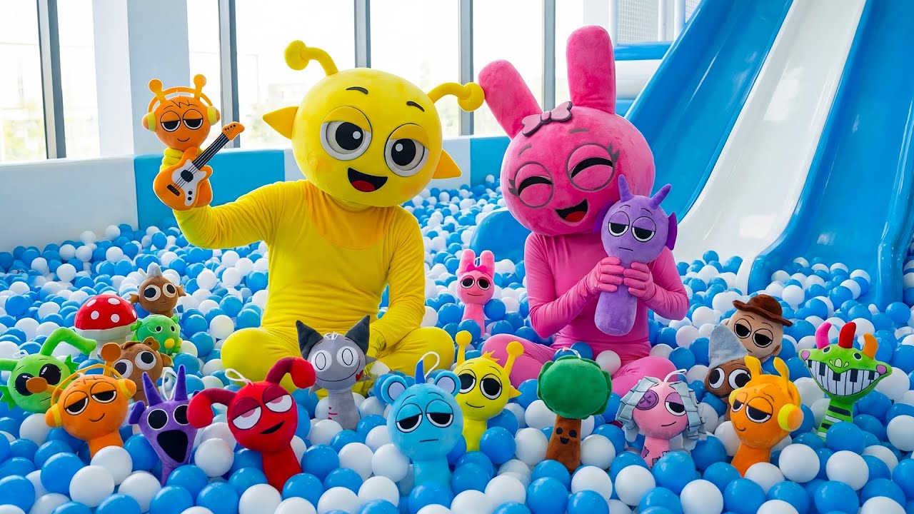 What Did Pinki & Yellow Find in the Ball Pit?! Sprunki Mystery