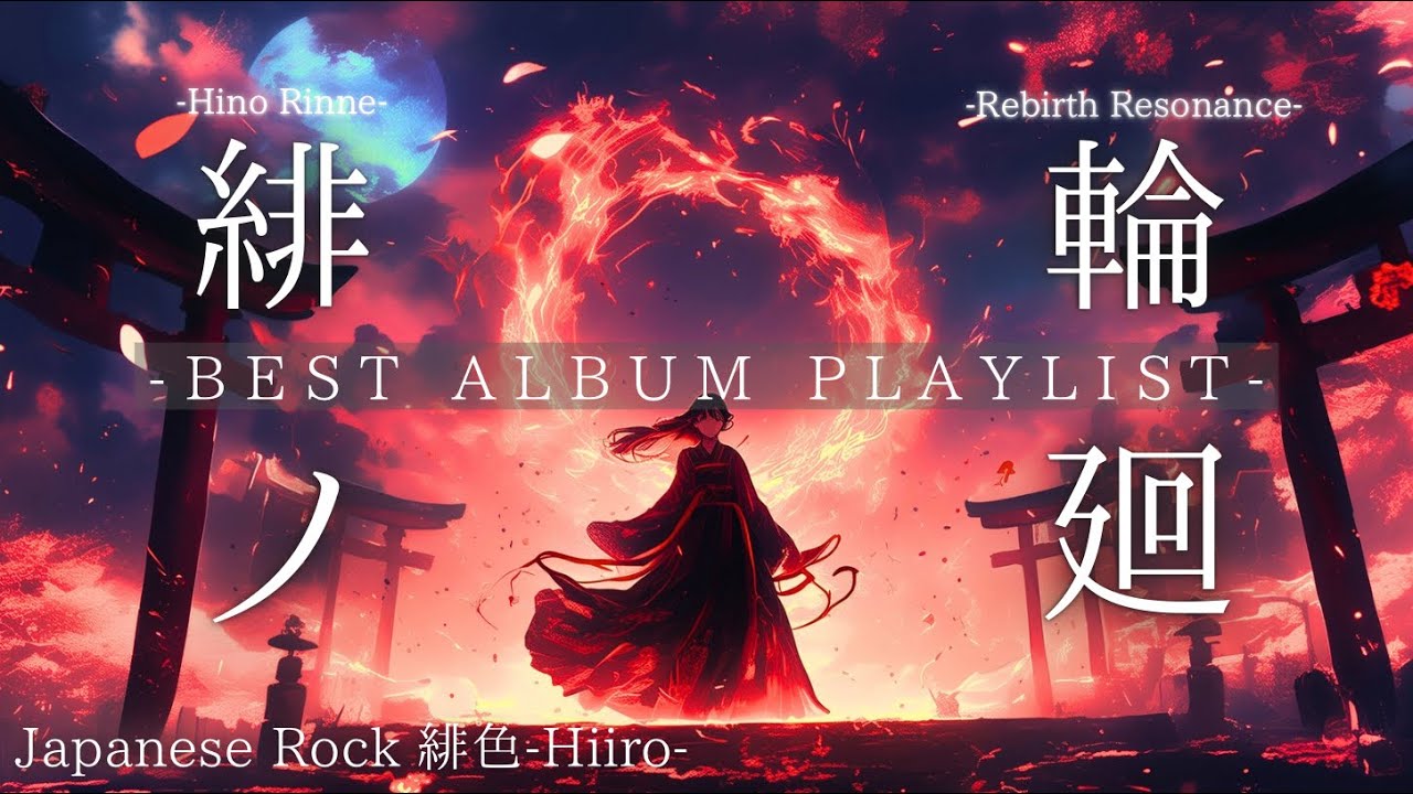 【playlist】緋ノ輪廻 -Hino Rinne-｜Rebirth Resonance 魂は巡り、再び燃える。【和風ロック】【Japanese Rock 緋色 Hiiro】【best album】