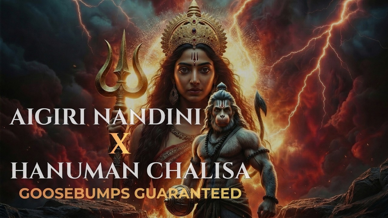 What Happens When Durga & Hanuman Unite?  AIGIRI NANDINI X HANUMAN CHALISA