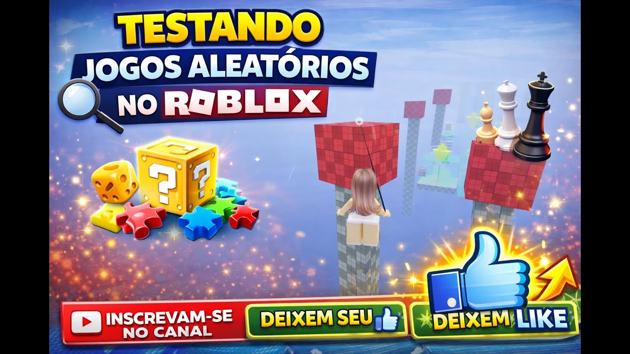 TESTANDO JOGOS ALEATÓRIOS NO ROBLOX