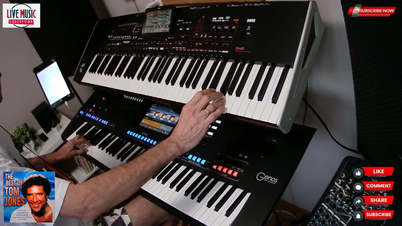 Delilah - Tom Jones | Instrumental Cover I Yamaha Genos & Korg Pa4X Pro Cover by Johnny Music