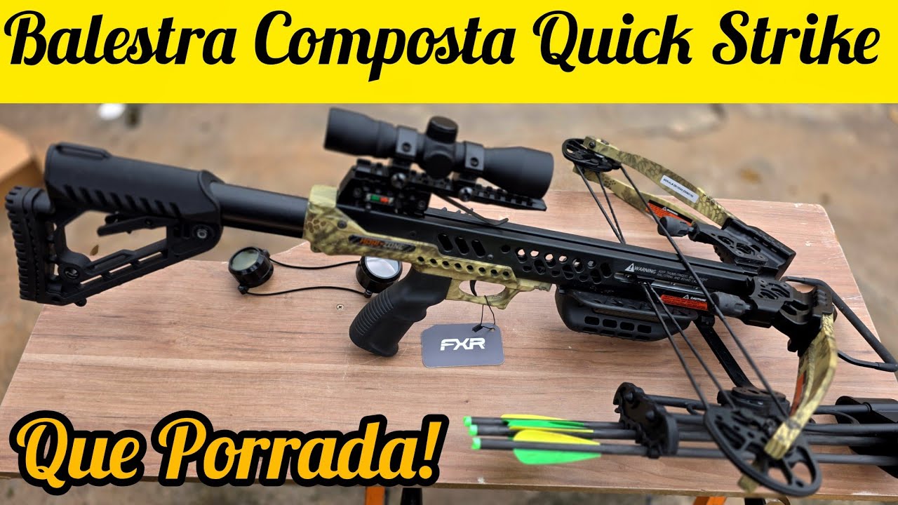 BALESTRA QUICK STRIKE 185lb ARTEMIS UMA BALESTRA COMPOSTA VOLTADA PARA ALTO IMPACTO
