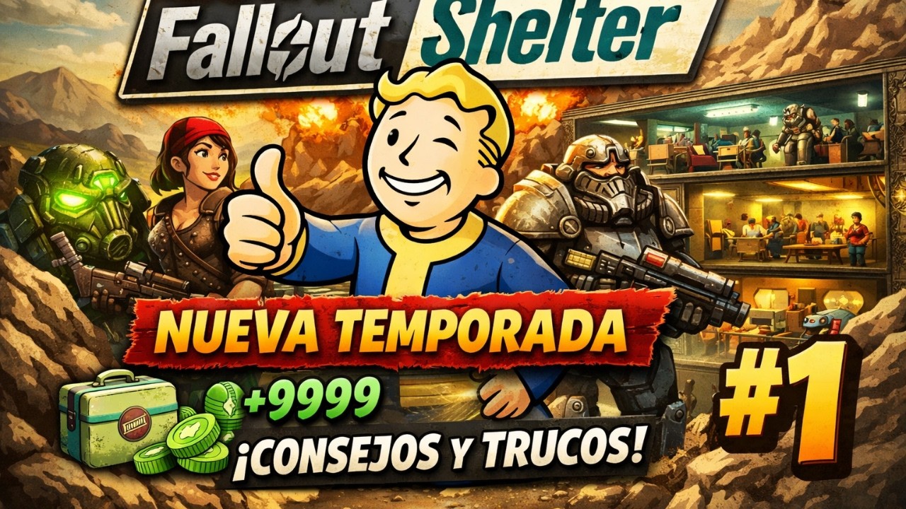 Guía de inicio: el MEJOR comienzo en la nueva temporada de Fallout Shelter