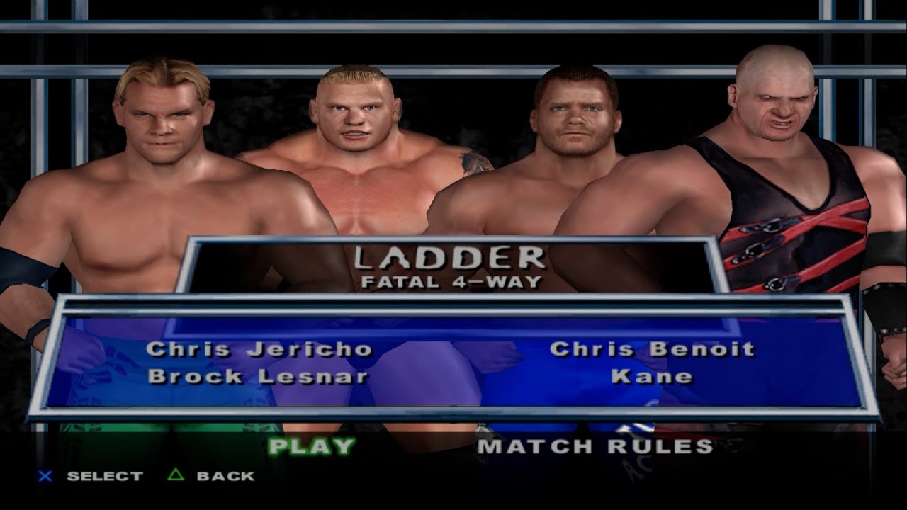 WWE SmackDown! Here Comes the Pain - ChrisJericho,BrockLesnar,ChrisBenoit,Kane (LADDER)