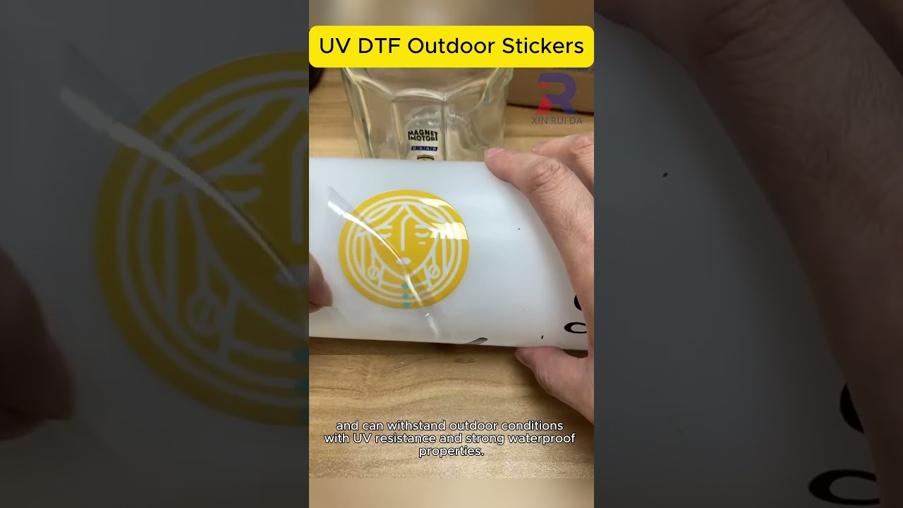 Outdoor UV DTF stickers meet high standards for weather resistance in various applications.