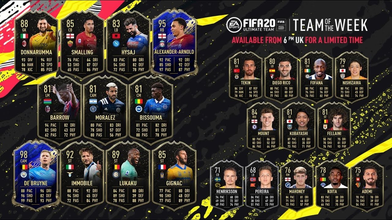 TOTY'S IN THE NEW TOTW !! | FIFA 20 PRE SEASON PROMO