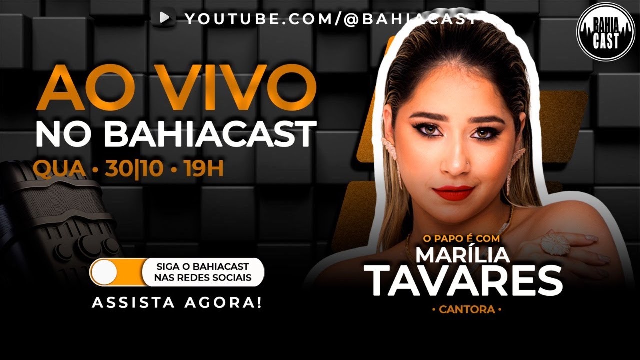 Mar&iacute;lia Tavares no Bahiacast