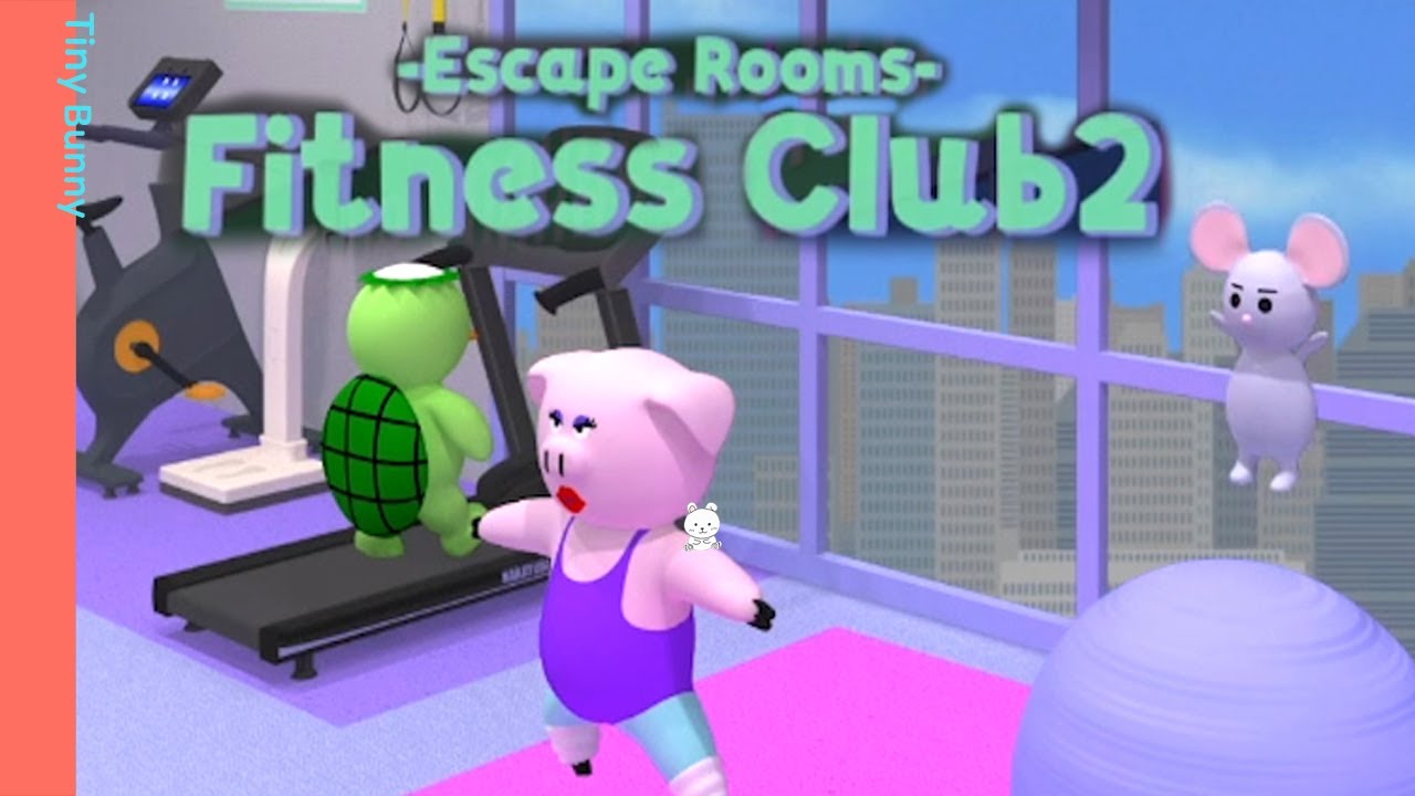 Escape Rooms Fitness Club 2 Walkthrough (NAKAYUBI) | 脱出ゲーム 攻略