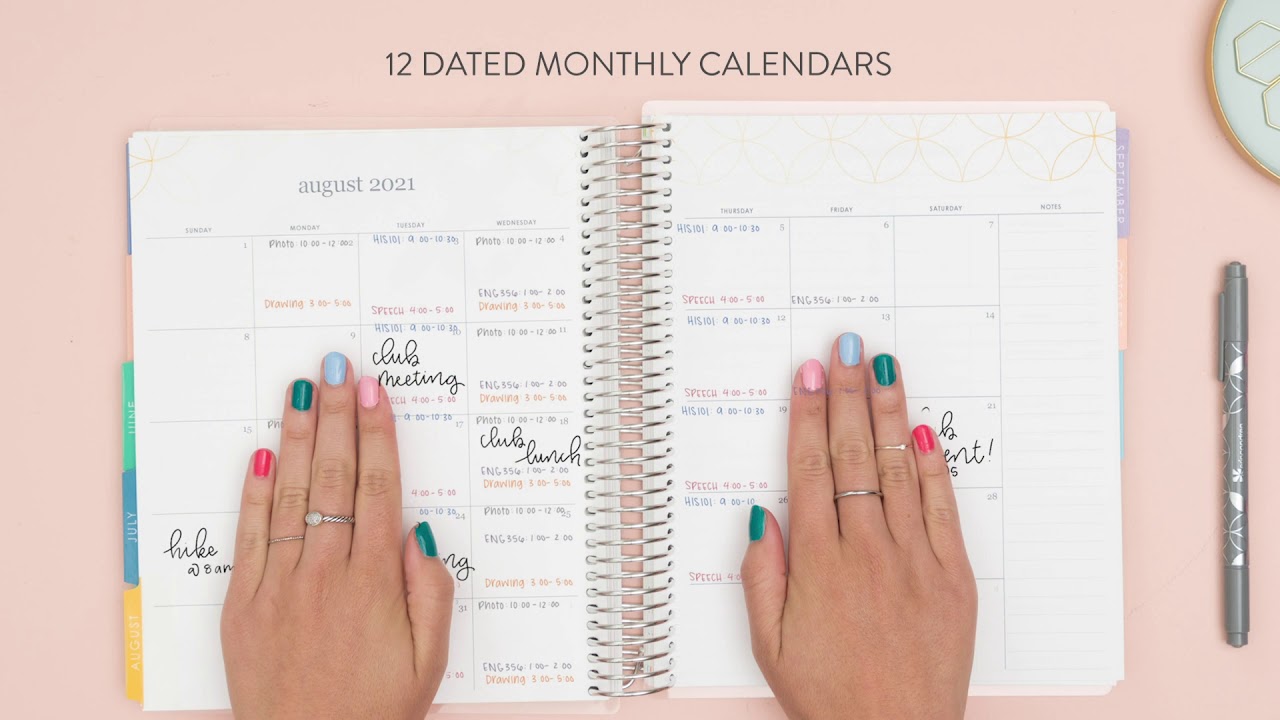 Inside the New 2020-2021 Academic Planner Collection
